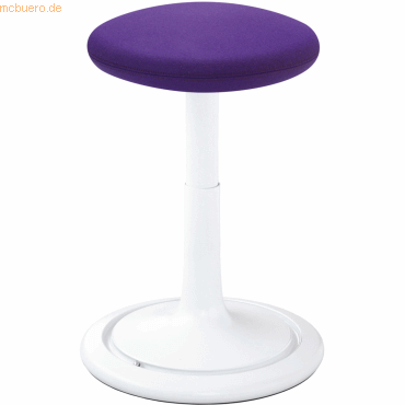 Ongo Sitz- und Stehhocker Classic tall 55-77cm Kvadrat divina wei/pur