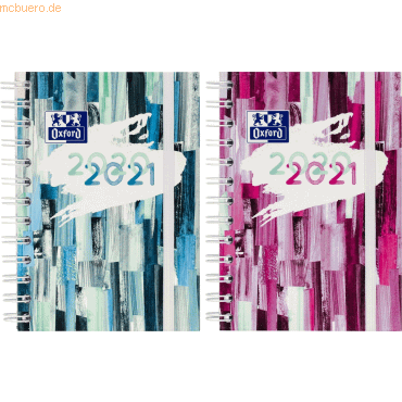 20 x Oxford Schülerkalender 12x18cm 1 Woche/Seite Spirit 2020/2021