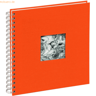 Pagna Spiralalbum 24x25cm 50 Seiten Passepartout orange
