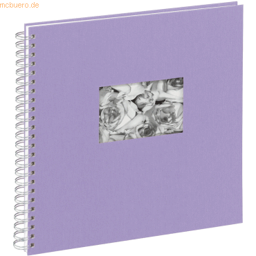 Pagna Spiralalbum Passepartout 31x32cm 40 Seiten flieder