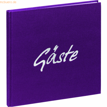 Pagna Gstebuch 24,5x24,5cm 180 Seiten violett