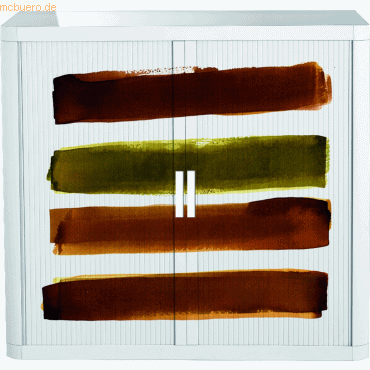 easyOffice Rollladenschrank easyoffice BxTxH 86x37,5x104cm Farbstriche