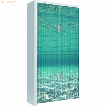 easyOffice Rollladenschrank easyoffice BxTxH 86x37,5x204cm Unterwasser