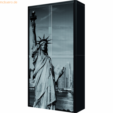 easyOffice Rollladenschrank easyoffice BxTxH 86x37,5x204cm New York