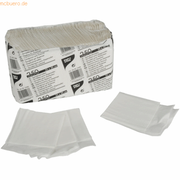 Papstar Spenderservietten 25x30cm 1-lagig wei VE=4x250 Stck