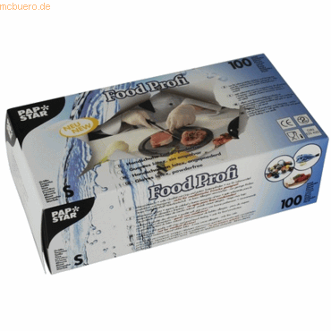 Papstar Handschuhe Latex puderfrei wei Food Profi Gre S VE=100 St