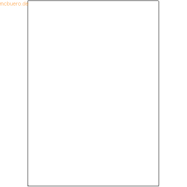 Papyrus Etiketten Jac Print Office allround 210x297 mm wei VE=100 St