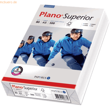 Papyrus Kopierpapier PlanoSuperior A5 80 g/qm wei VE=500 Blatt