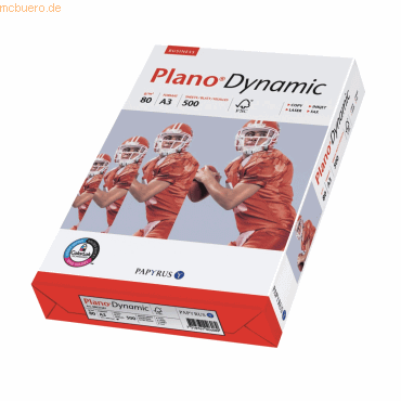 Papyrus Multifunktionspapier PlanoDynamic A3 80g/qm wei VE=500 Blatt