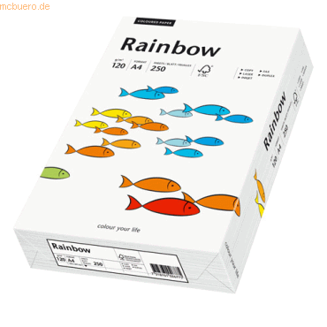 Papyrus Multifunktionspapier Rainbow A4 120 g/qm wei VE=250 Blatt