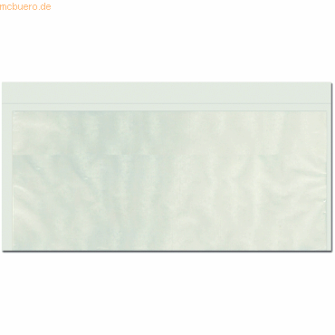 Papyrus Dokumententasche DINlang haftklebend transparent VE=1000 Stck