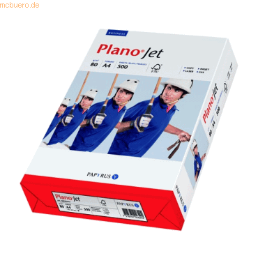 20 x Papyrus Multifunktionspapier PlanoJet A4 80 g/qm wei VE=500 Blat