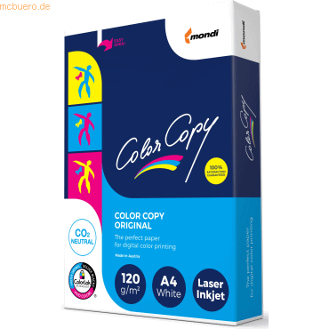 Color Copy Farblaserpapier Color Copy satiniert A4 120g wei VE=250 Bl