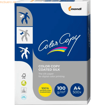 Color Copy Farblaserpapier Color Copy satiniert A4 250g wei VE=125 Bl