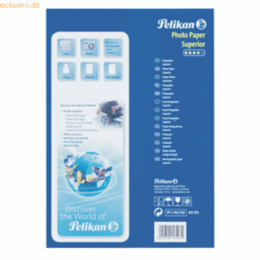 Pelikan Fotopapier Superior Laser A4 140g/qm VE=100 Blatt