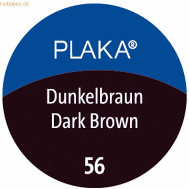 Pelikan Plaka-Farbe 56 dunkelbraun 50ml