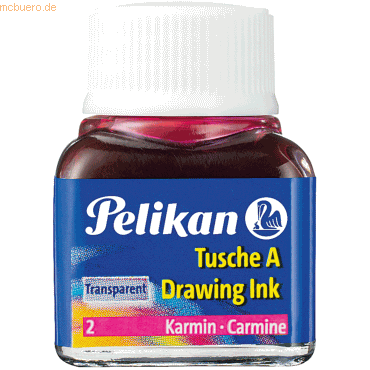 Pelikan Tusche A 2 karmin 10ml