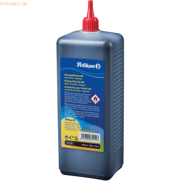 Pelikan Stempelfarbe 4 deckend wasserfest 1l schwarz