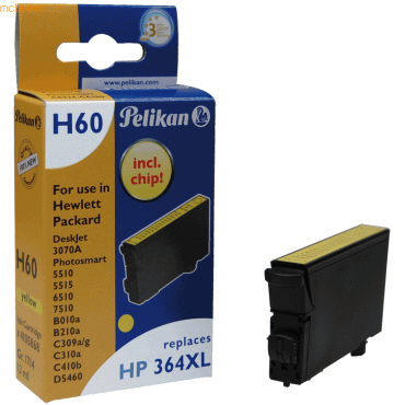 Pelikan Tintenpatrone kompatibel mit HP D5460 (364XL) yellow