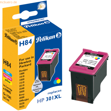 Pelikan Tintenpatrone kompatibel mit HP301XL tricolor 3x5ml
