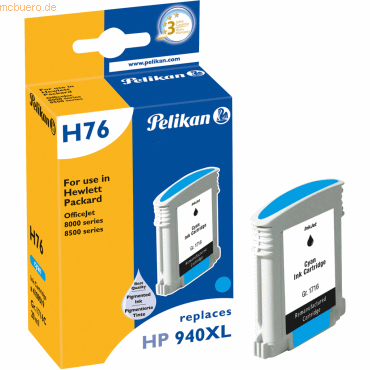 Pelikan Tintenpatrone kompatibel mit HP940XL cyan 20ml