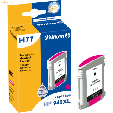 Pelikan Tintenpatrone kompatibel mit HP940XL magenta 20ml