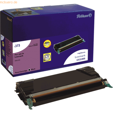 Pelikan Toner kompatibel mit Lexmark C522KS schwarz