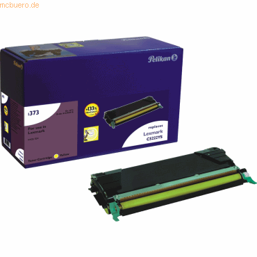 Pelikan Toner kompatibel mit Lexmark C522YS yellow