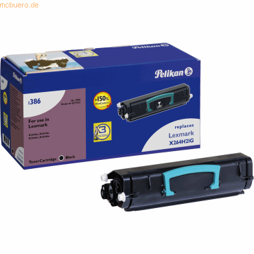 Pelikan Toner kompatibel mit Lexmark X264X21G HC 9.000 Seiten