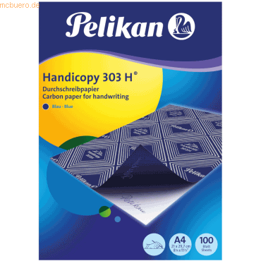 Pelikan Durchschreibpapier handicopy A4 100 Blatt blau