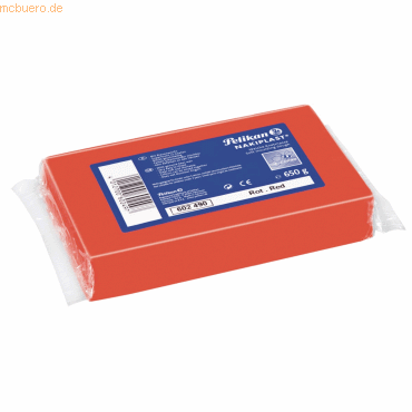 Pelikan Nakiplast 681 Farbe 20 rot 650g Block