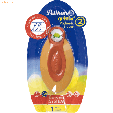 8 x Pelikan Radierer Griffix R1B sortiert