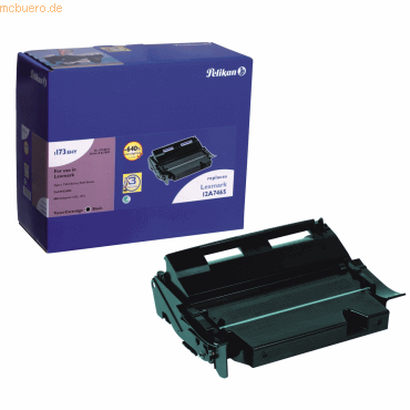 Pelikan Toner kompatibel mit Lexmark 12A7465A incl. Chip schwarz