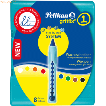 Pelikan Wachsschreiber Griffix 1 W2/8 sortiert