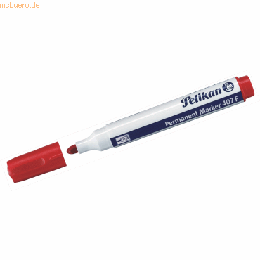 10 x Pelikan Permanent Marker 407 F rot