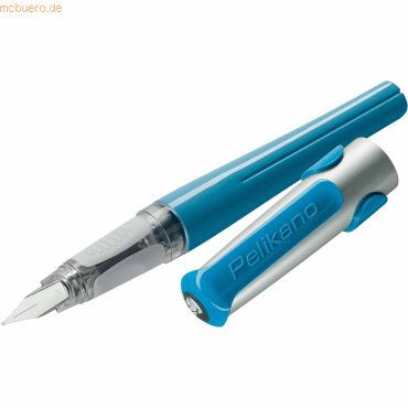 8 x Pelikan Schulfller Pelikano P480 M sortiert + 2 Tintenpatronen GT