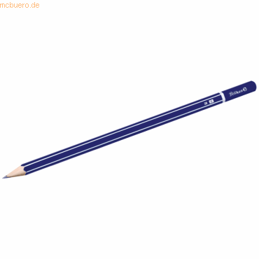 12 x Pelikan Bleistift GP2B 2B Schaftfarbe blau