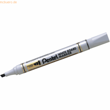 12 x Pentel Whiteboardmarker, 1,5-4,5mm Keilspitze schwarz