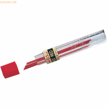 12 x Pentel Farbmine 0,5mm rot VE=12 Stck