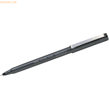 12 x Pentel Faserschreiber Ultra Fine Advance 0,6mm schwarz