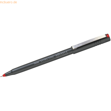 12 x Pentel Faserschreiber Ultra Fine Advance 0,6mm rot