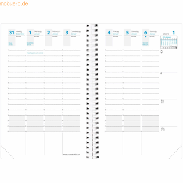 Kalendereinlage Time & Life Pocket 10x15cm Kalendarium 2021
