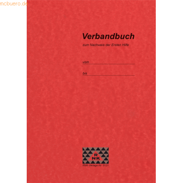 RNK Formularbuch Verbandbuch A5 VE=16 Blatt