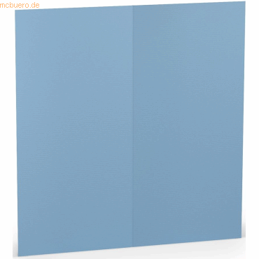 10 x Paperado Briefkarte DINlang 220g/qm dunkelblau VE=5 Stück