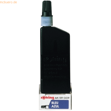 Rotring Tusche Flasche 23ml blau