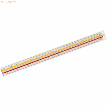 Rotring Dreikant-Mastab Vermessung 6 30 cm Kunststoff wei
