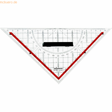 Rumold TZ-Dreieck 22,5 cm Plexiglas transparent mit abnehmbarem Griff