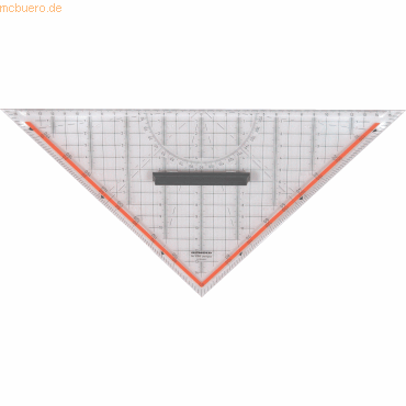 Rumold TZ-Dreieck 32,5 cm Plexiglas transparent mit abnehmbarem Griff