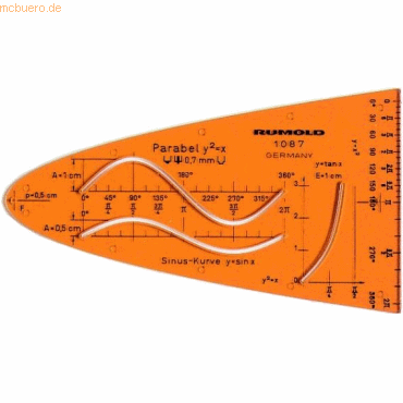 Rumold Einheitsparabel orange/transparent