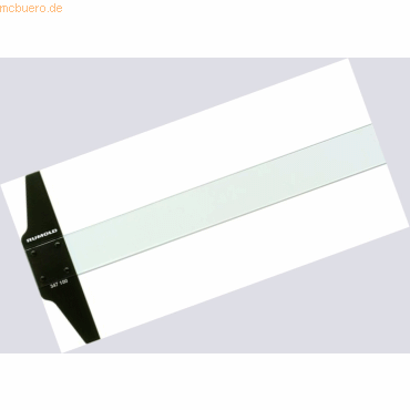 Rumold Zeichenschiene MXF Acryl 70 cm ohne Teilung